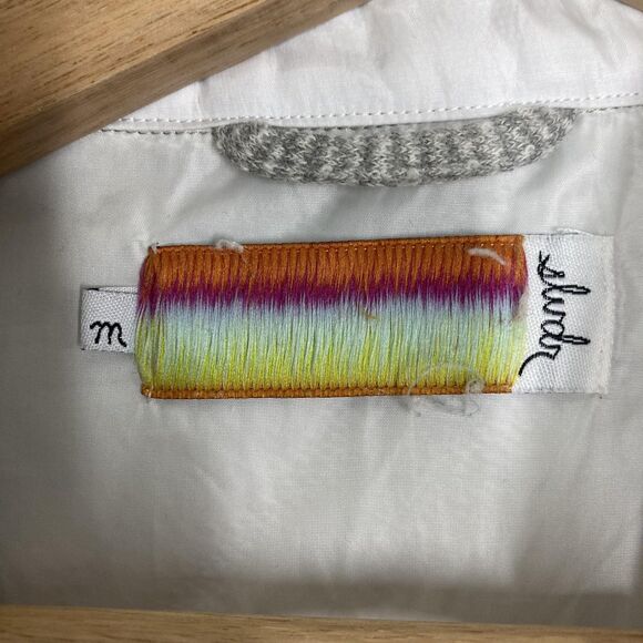 Slvdr Jacket Mens Medium Gray Shirt Jacket Shacket Zip Chest Pocket Lined Snaps - Picture 12 of 16